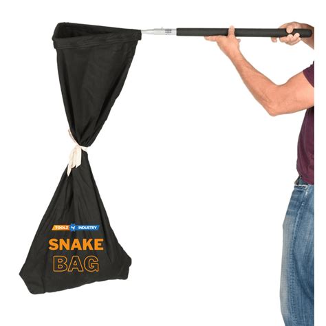 fake snake bag|professional snake catching equipment.